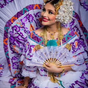 pollera morada